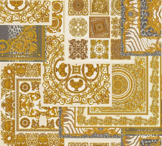 Image Vinyl Wallpaper Versace Home 4 Tiles 370484