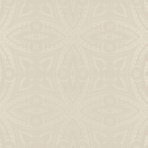 Non-Woven Wallpaper Ornaments white gold Gloss 529715