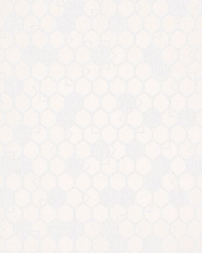 Image Non-Woven Wallpaper Hexagons Gloss Novamur 6731-20