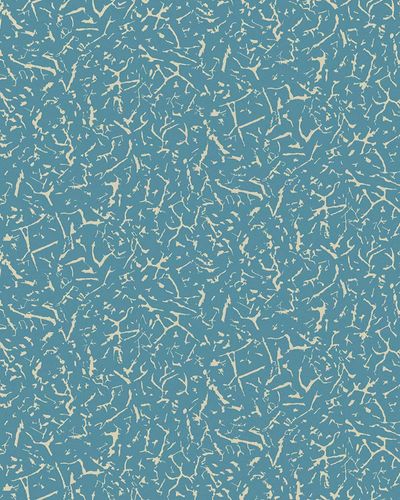 Non-Woven Wallpaper Cracks blue gold Gloss 6744-20