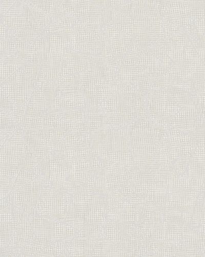 Non-Woven Wallpaper Rectangles grey beige Gloss 6745-20