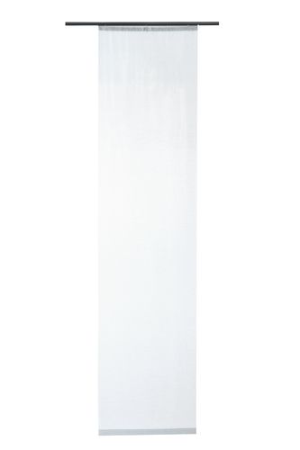 Panel Curtain transparent plain lines white 5405-25