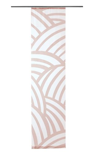 Panel Curtain transparent stripes rosé 5406-17