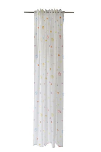 Loop Curtain transparent dots watercolour colourful 5418-05