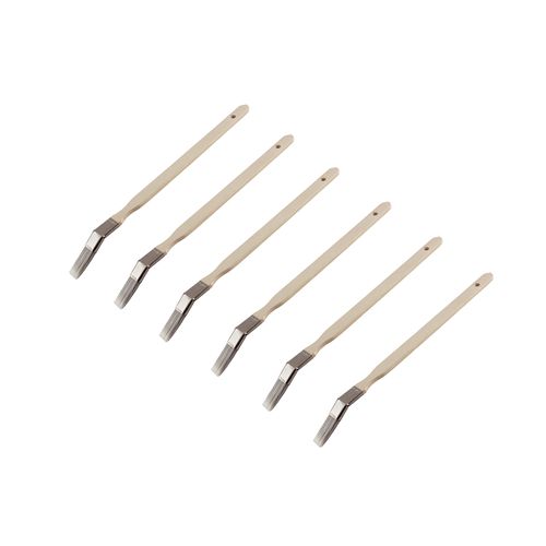 Paint Brush Set Flat Brush 25mm Radiator Brush 6 pieces