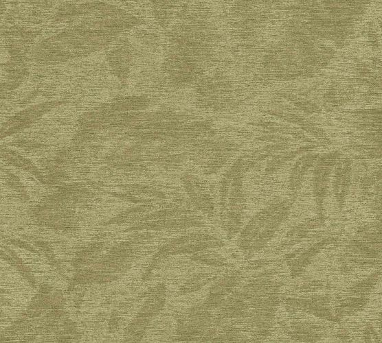 Non-Woven Floral Leavesdruck light green 37219-4