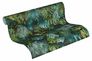 Non-Woven Jungle Leaves green blue 37280-3 2