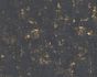 Non-Woven Wallpaper Plaster black gold Gloss 2307-82 1