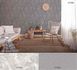 Non-woven wallpaper leaves grey black 37396-1 6