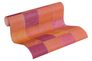 Non-woven wallpaper tiles orange pink 37406-5 2