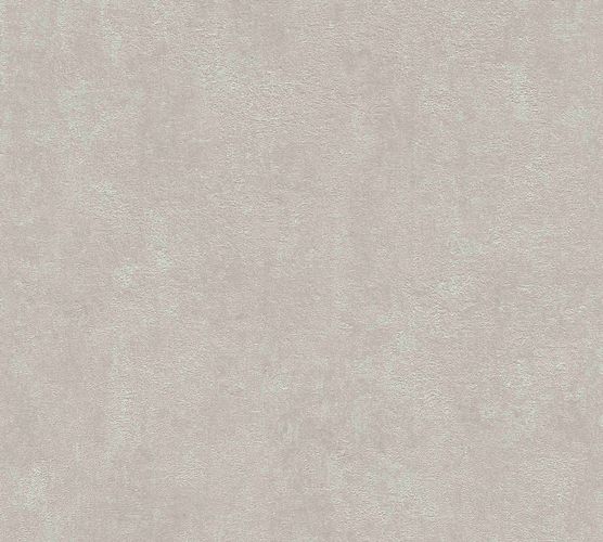 Non-woven wallpaper plain structure taupe 37418-1