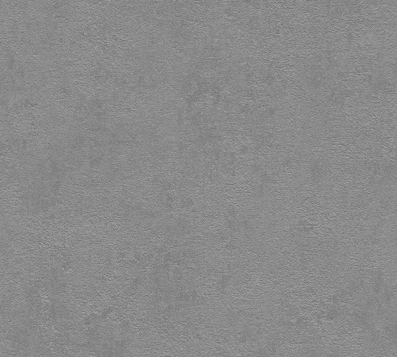 Non-woven wallpaper plain structure darkgrey 37418-4