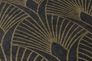 Non-woven wallpaper art deco black gold metallic 37427-3 3