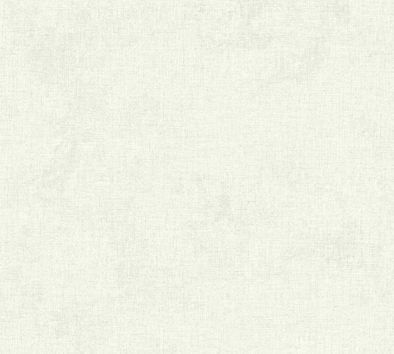 Non-woven wallpaper mottled plain white grey 37431-1