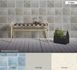 Non-woven wallpaper tiles grey white 37388-3 6