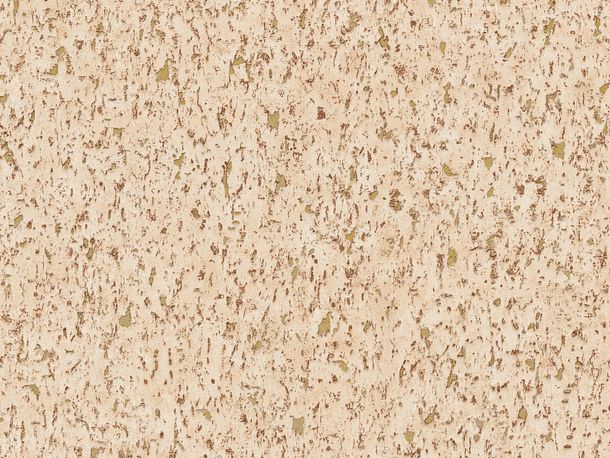 Non-woven wallpaper cork optics terracotta 37389-8