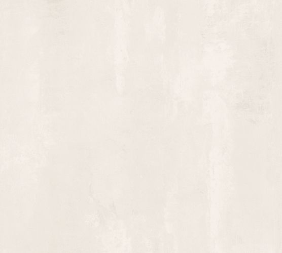 Non-woven wallpaper plain mottled cream-grey 37412-4