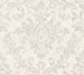 Non-woven wallpaper baroque white-grey rose 37413-3 1