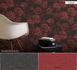 Non-woven wallpaper plain structured red taupe 37417-2 6