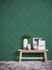 Non-woven wallpaper plain structured green 37417-3 4