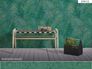 Non-woven wallpaper plain structured green 37417-3 5