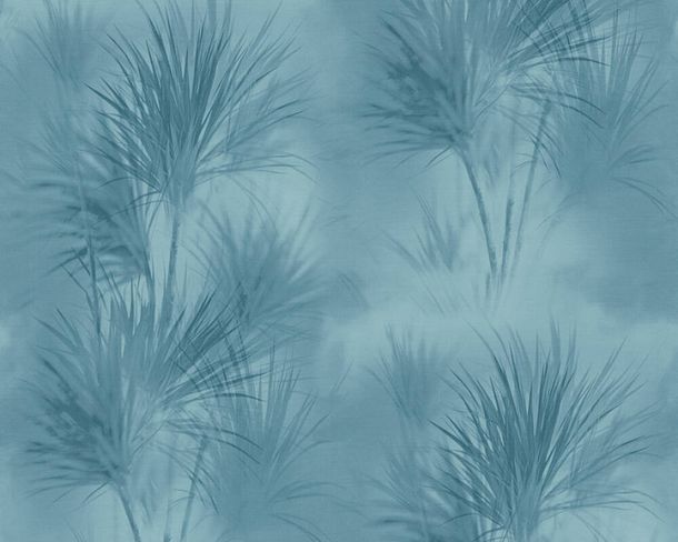 Non-woven wallpaper grasses blue 37275-4