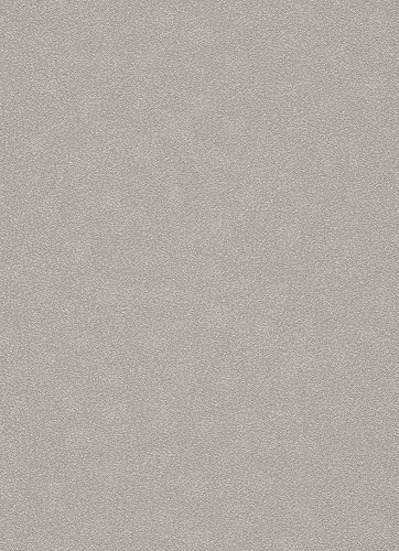 Plain structure non-woven wallpaper grey glossy 10079-02