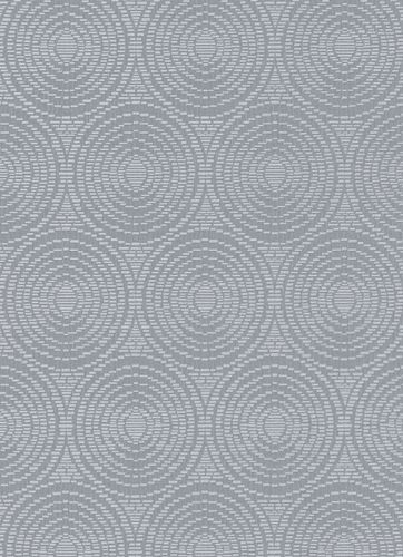 Wallpaper circles grey white 10069-34