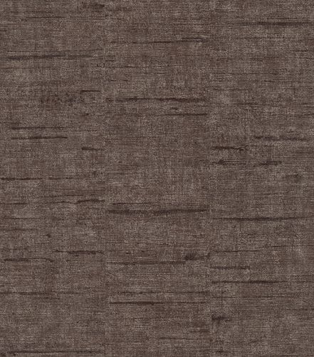 Non-woven wallpaper wood optic plain brown silver 426748