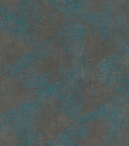 Wallpaper non-woven pattern vintage anthracite 416848