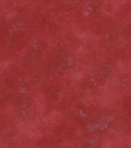 Wallpaper non-woven mottled plain red silver 417067