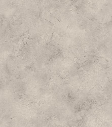 Wallpaper non-woven mottled plain creamgrey silver 417166