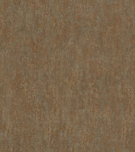 Non-woven wallpaper leather optic brown grey 550061