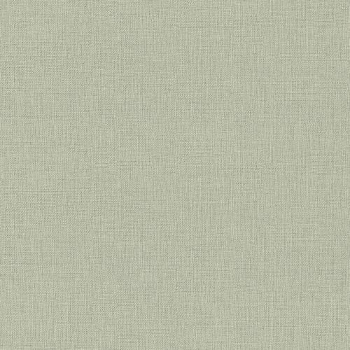 Non-woven wallpaper plain green silver 550450