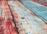 Self-adhesive wallpaper wood panels blue Panel 368511 3