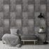 Non-woven wallpaper industrial wall grey 10084-10 3