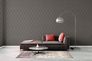 Non-woven wallpaper circle dark taupe 37478-5 | 374785 5