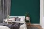 non-woven wallpaper plain dark green 37555-5 4