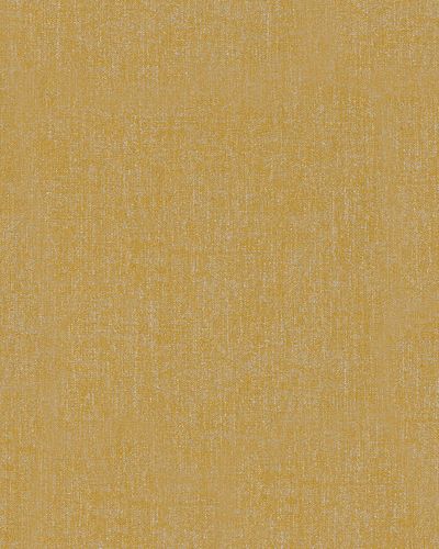 Non-woven wallpaper textured plain yellow 31811