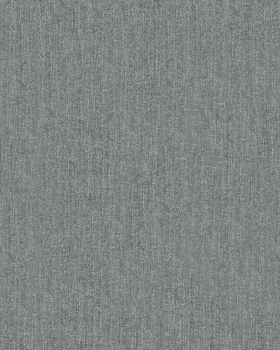 Non-woven wallpaper textured plain anthracite31815