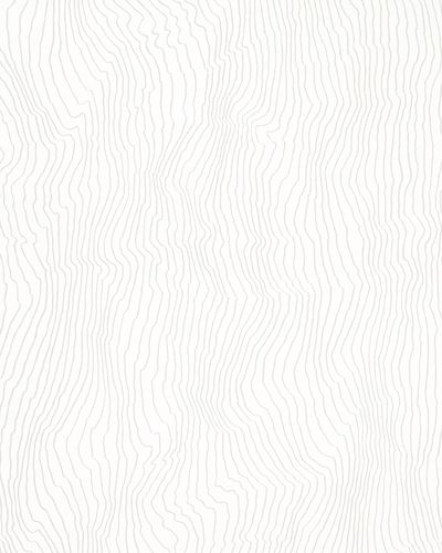 Non-woven wallpaper waves white grey 31831