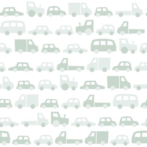 Kidsroom Non-Woven Wallpaper automobile white 039043