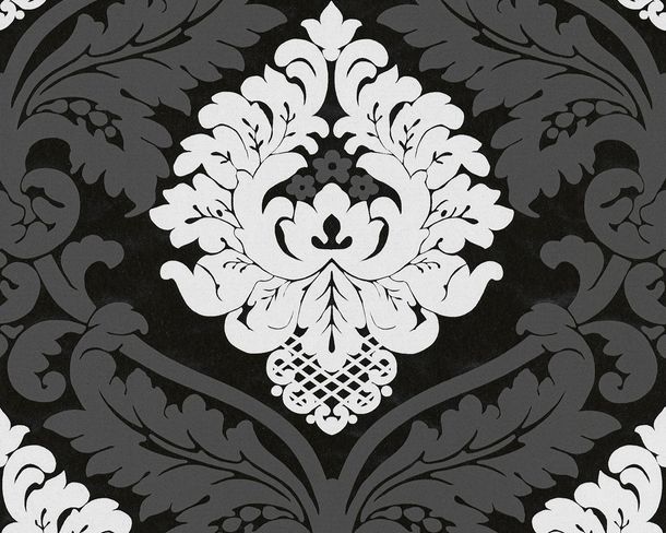 Non-woven wallpaper baroque anthracite 5543-14 554314