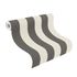 Non-woven wallpaper stripes white black 542752 2