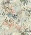 Non-woven wallpaper floral grey blue green red 543025 1