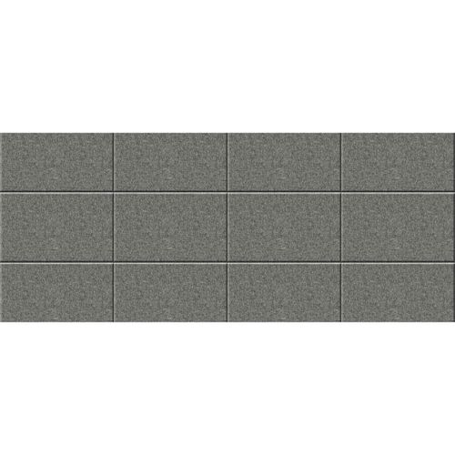 Photo Non-Woven Wallpaper Felt Squares grey