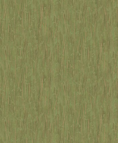 Non-woven wallpaper bamboo stripes green brown 10123-07