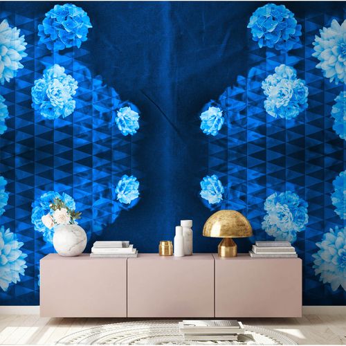 Photo Wallpaper Floral blue AS Creation DD109045