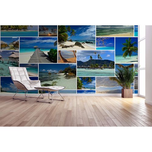 Photo Wallpaper Beaches beige blue AS Creation DD109215