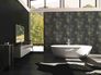 Wallpaper non-woven floral grid black green 37740-3 4